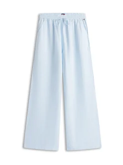 Tommy Jeans Damen Stoffhose in hellblau weiß