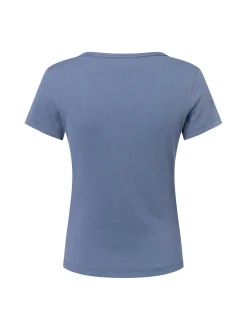 Tommy Jeans Damen T-Shirt in blau - Ärmel: extra kurz