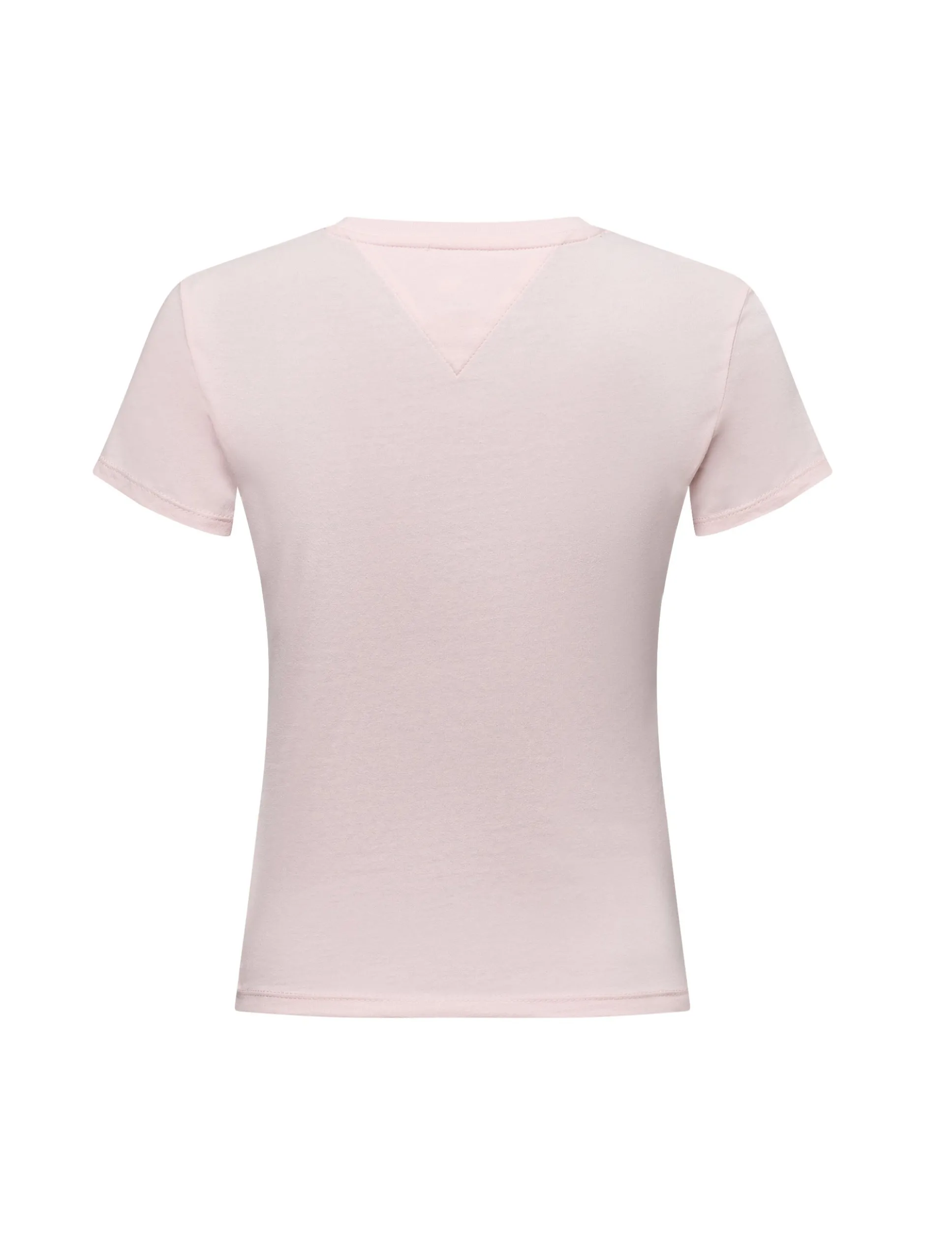 Tommy Jeans Damen T-Shirt in rosa - Ausschnitt: Rundhals