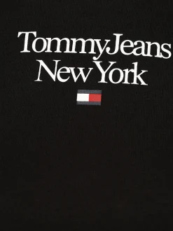 Tommy Jeans Damen T-Shirt in schwarz - Ärmel: kurzarm