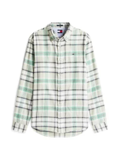 Tommy Jeans Herren Freizeithemd in lind grau