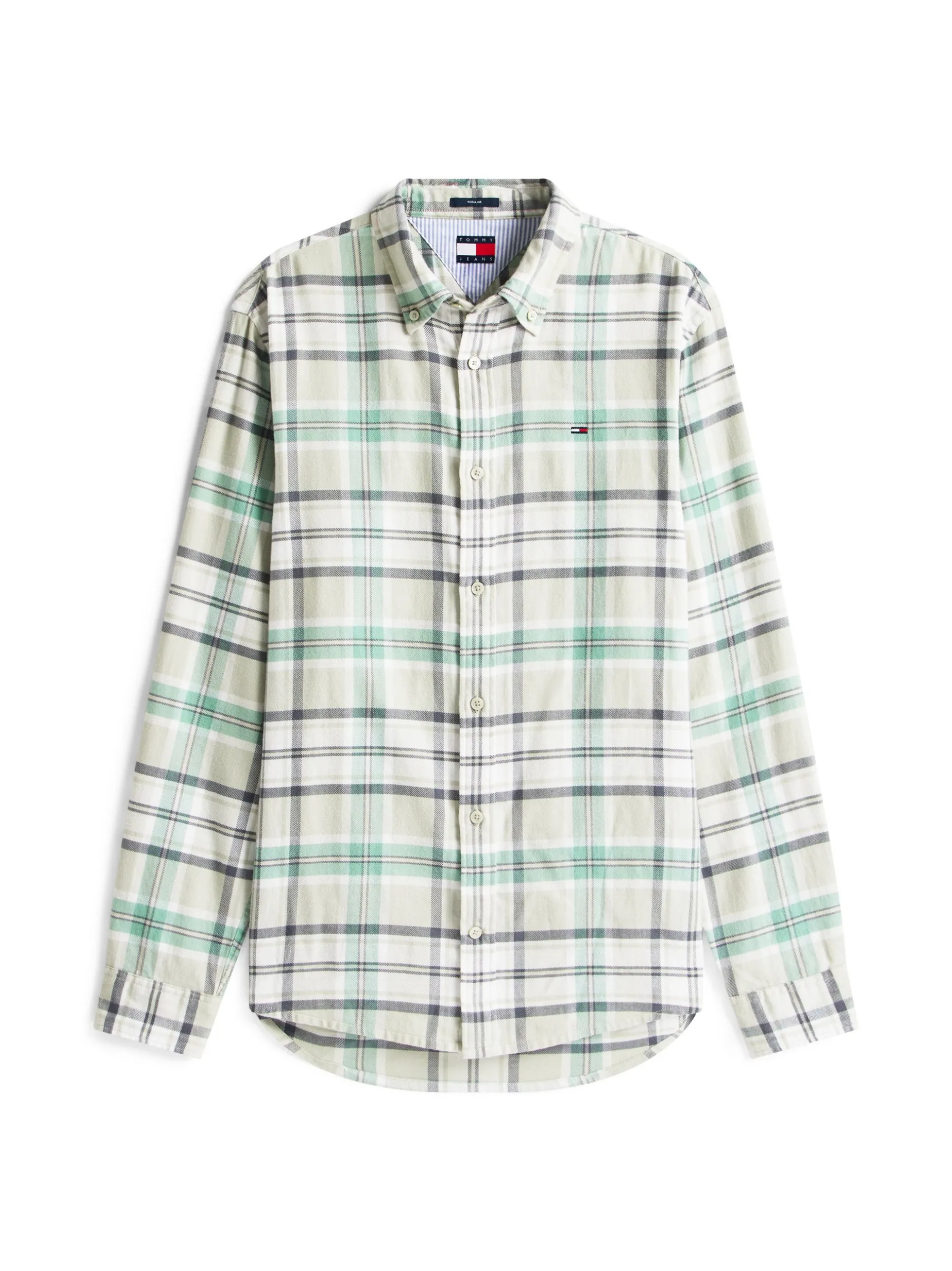 Tommy Jeans Herren Freizeithemd in lind grau