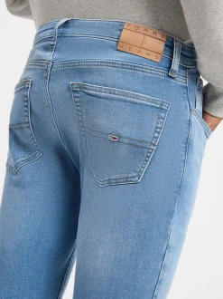 Tommy Jeans Herren Jeans in light stone - Länge: lang