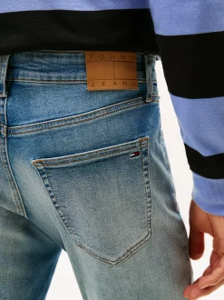 Tommy Jeans Herren Jeans - Scanton Slim in bleached