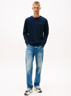 Tommy Jeans Herren Langarmshirt in marine