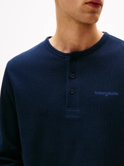 Tommy Jeans Herren Langarmshirt in marine