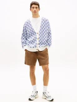 Tommy Jeans Herren Shorts in braun - Länge: kurz