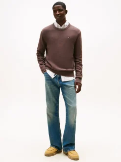 Tommy Jeans Herren Strickpullover in taupe