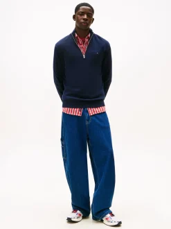 Tommy Jeans Herren Strickpullover in marine