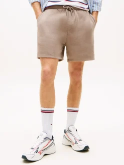 Tommy Jeans Herren Sweatshorts in melange - Länge: kurz