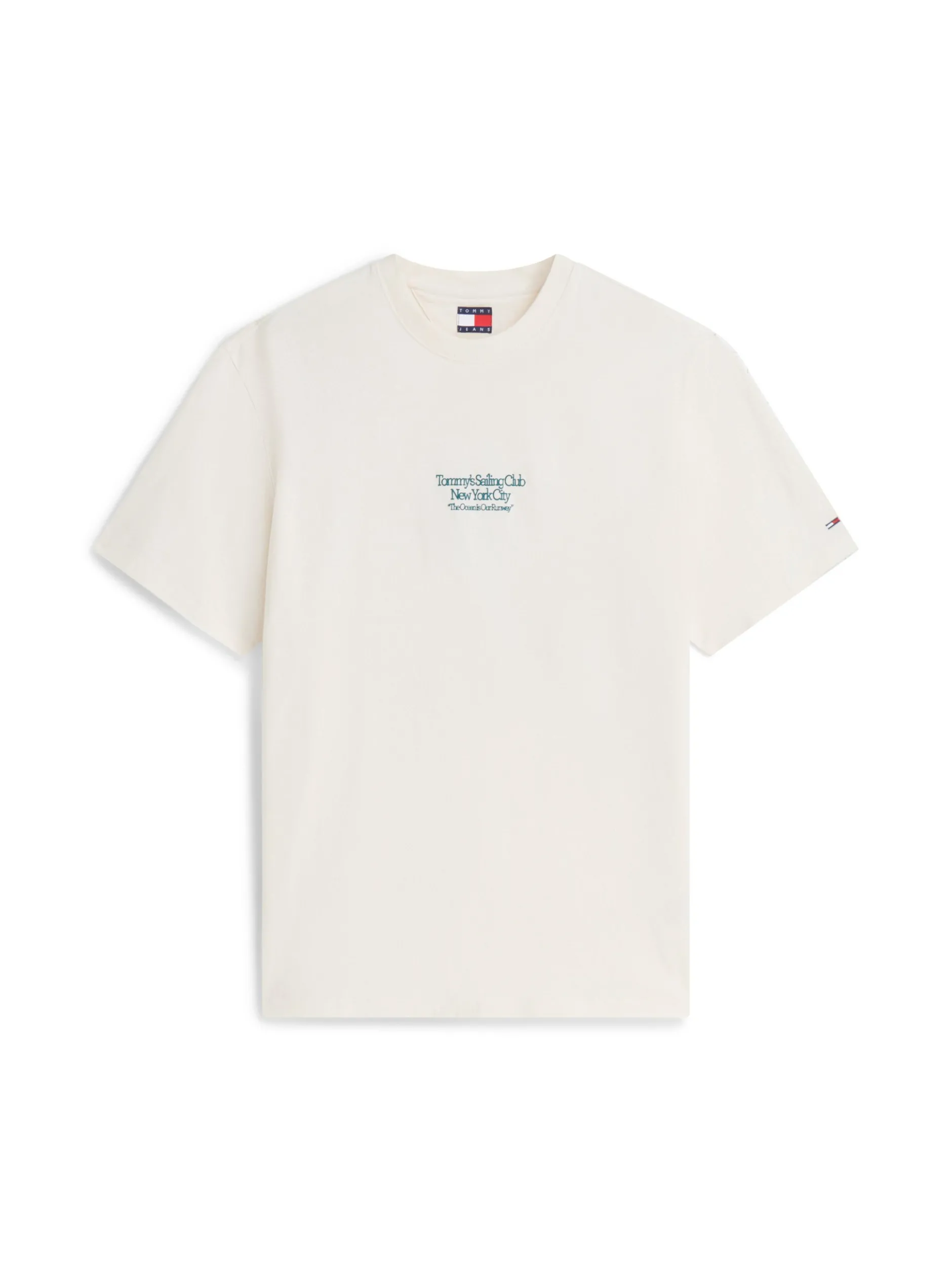 Tommy Jeans Herren T-Shirt in sand - Ärmel: kurzarm