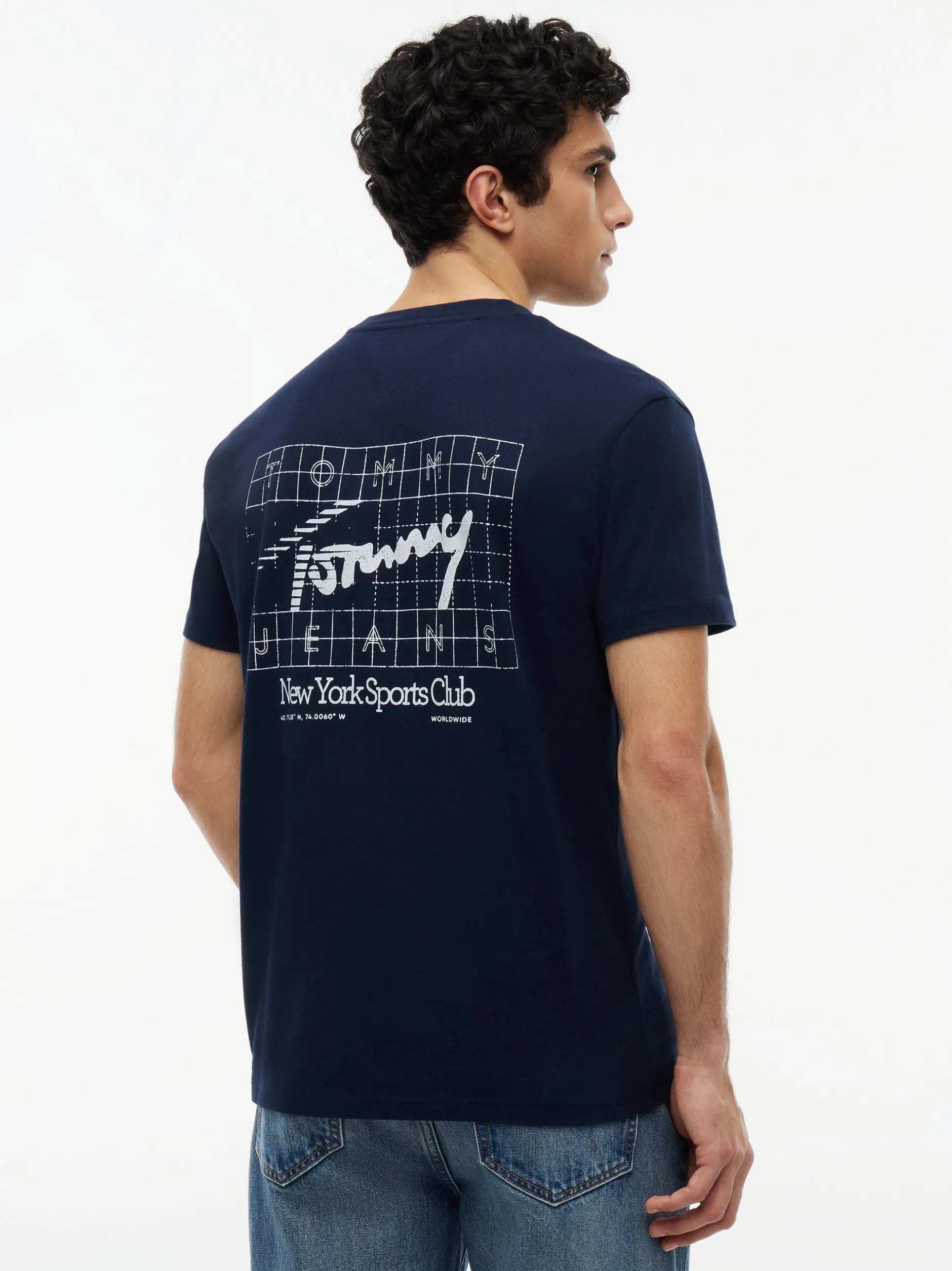Tommy Jeans Herren T-Shirt in schwarz - Ärmel: kurzarm