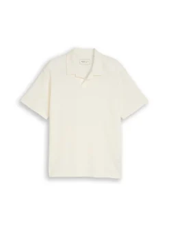 Tom Tailor Denim Herren Poloshirt in ecru