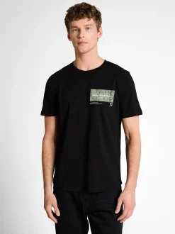 Tom Tailor Denim Herren T-Shirt in schwarz