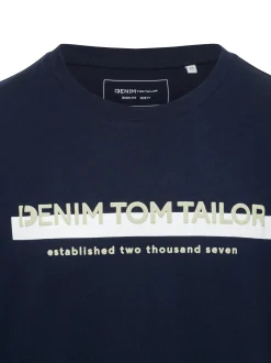 Tom Tailor Denim Herren T-Shirt in marine