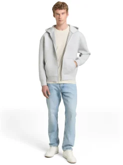 Tom Tailor Denim Herren T-Shirt in ecru - Ärmel: kurzarm