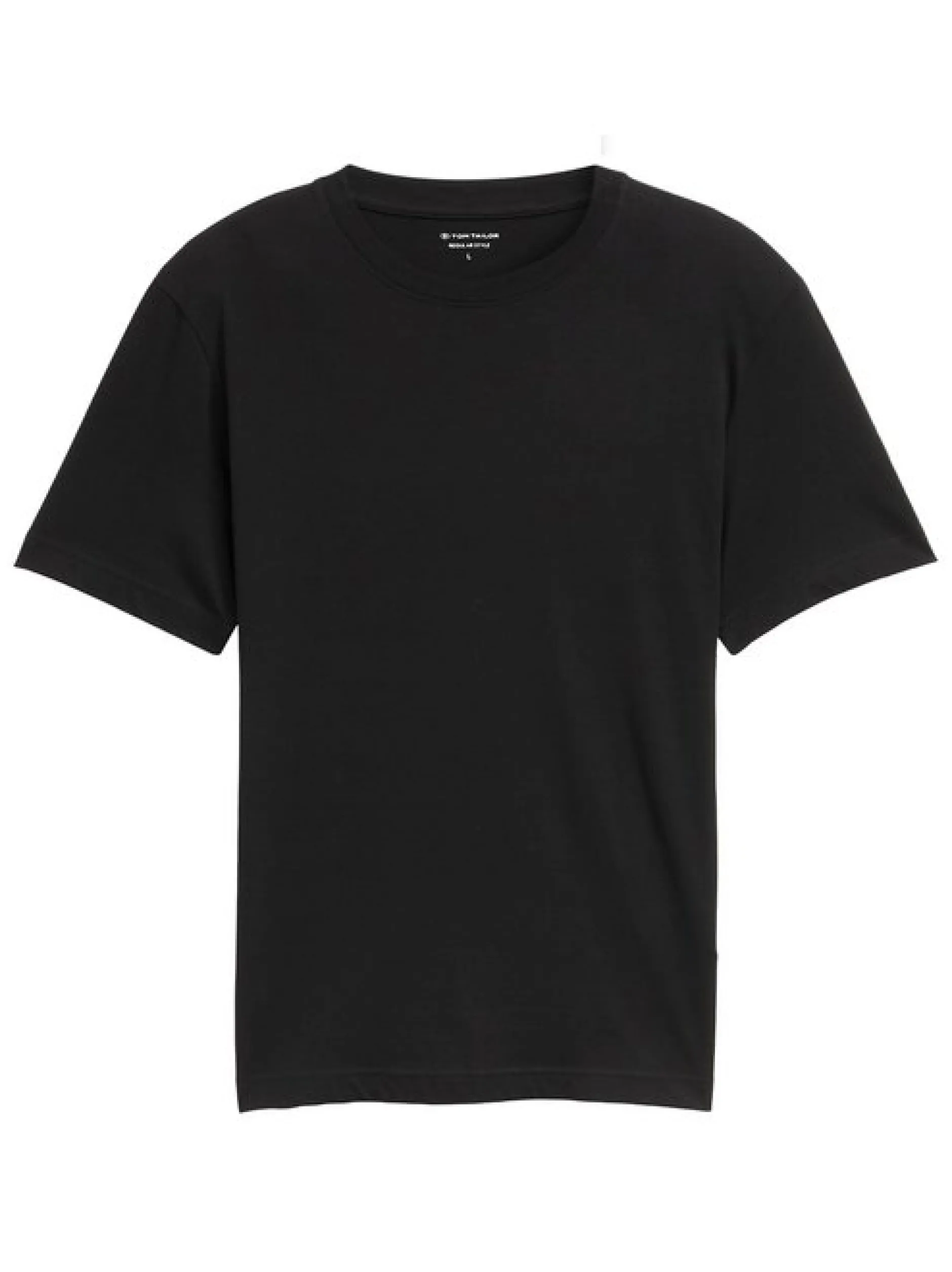 Tom Tailor Herren T-Shirts im 4er-Pack in schwarz