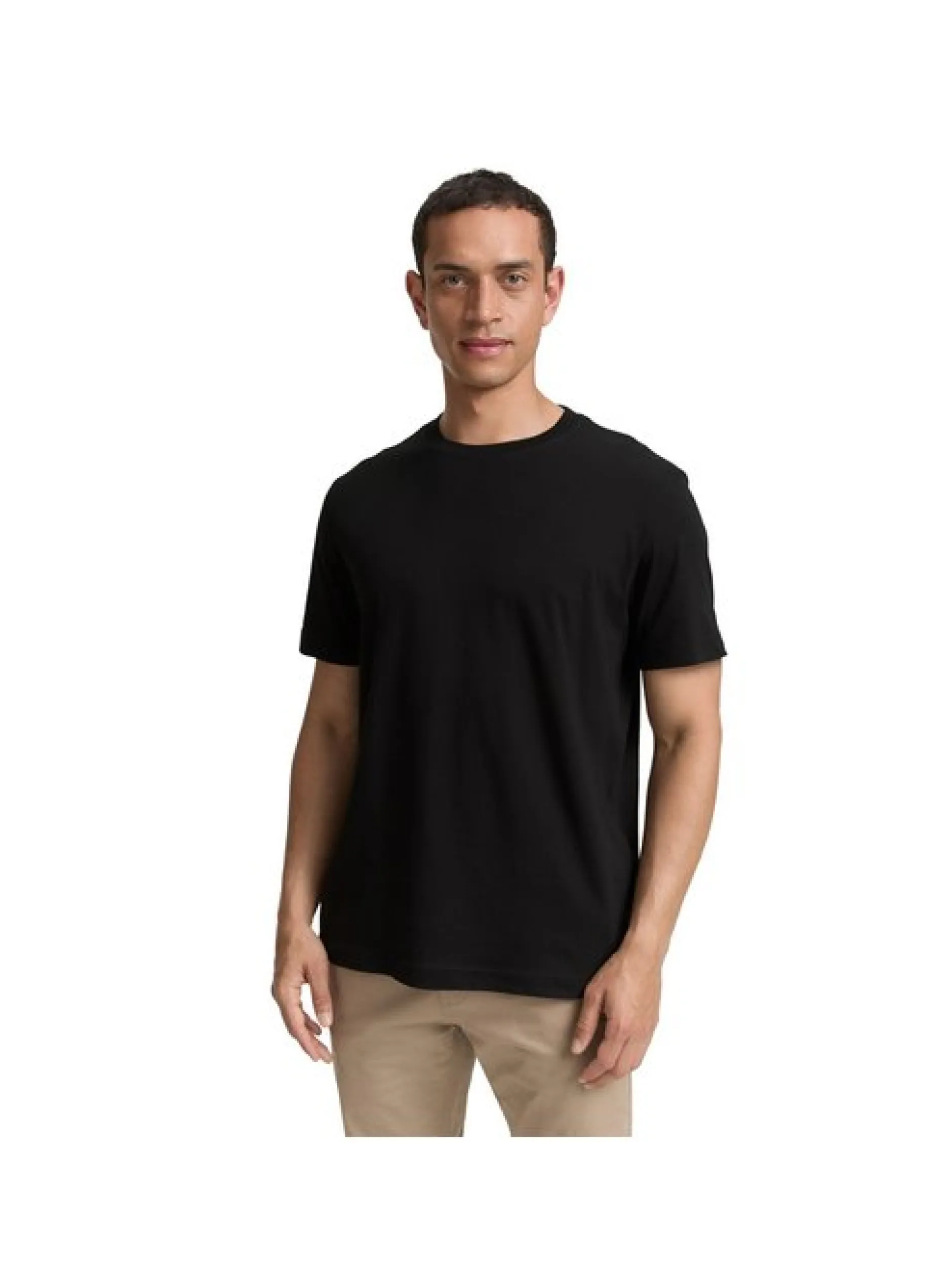 Tom Tailor Herren T-Shirts im 4er-Pack in schwarz