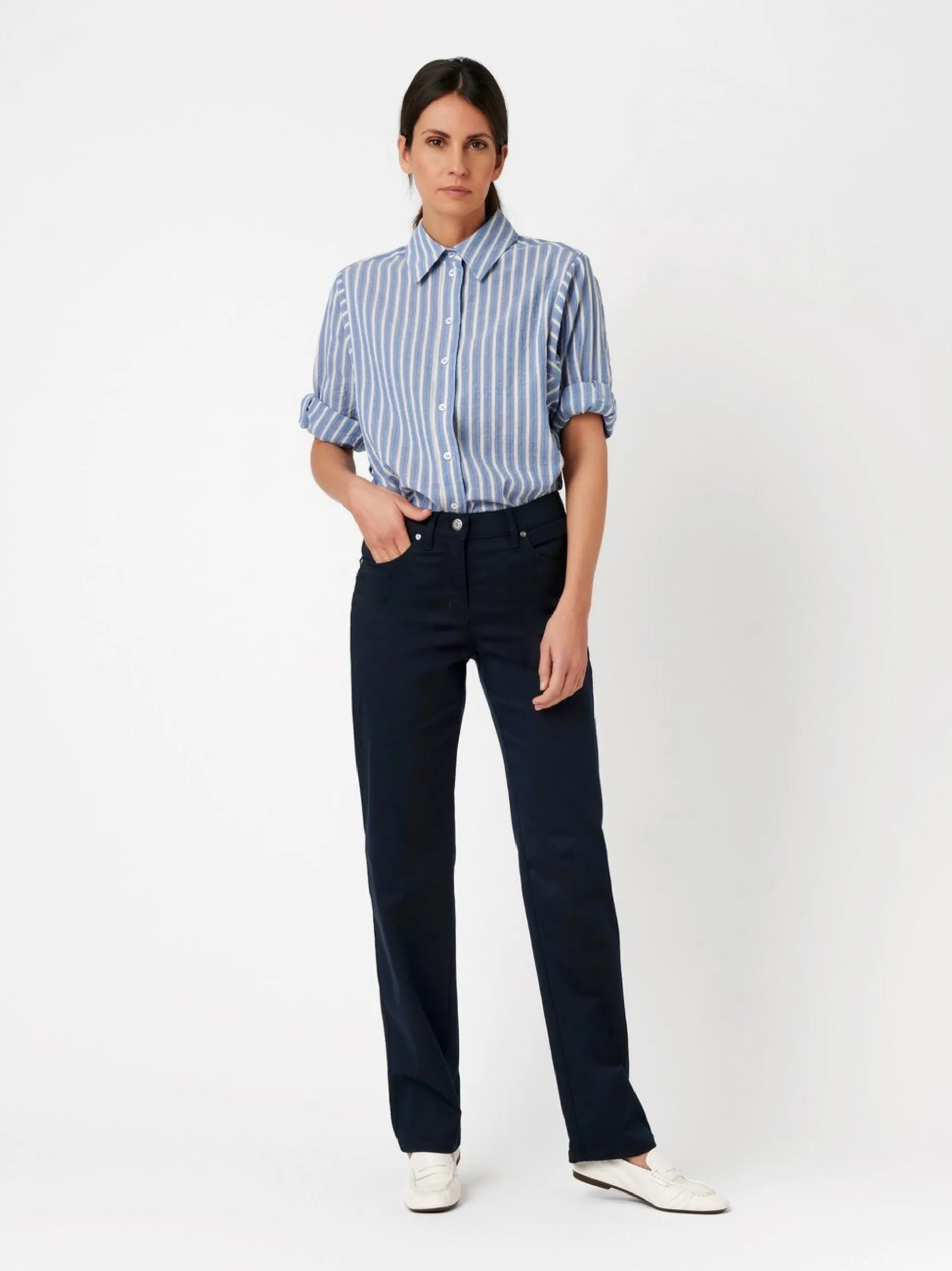 TONI Damen Hose - Honey in blau - Länge: lang