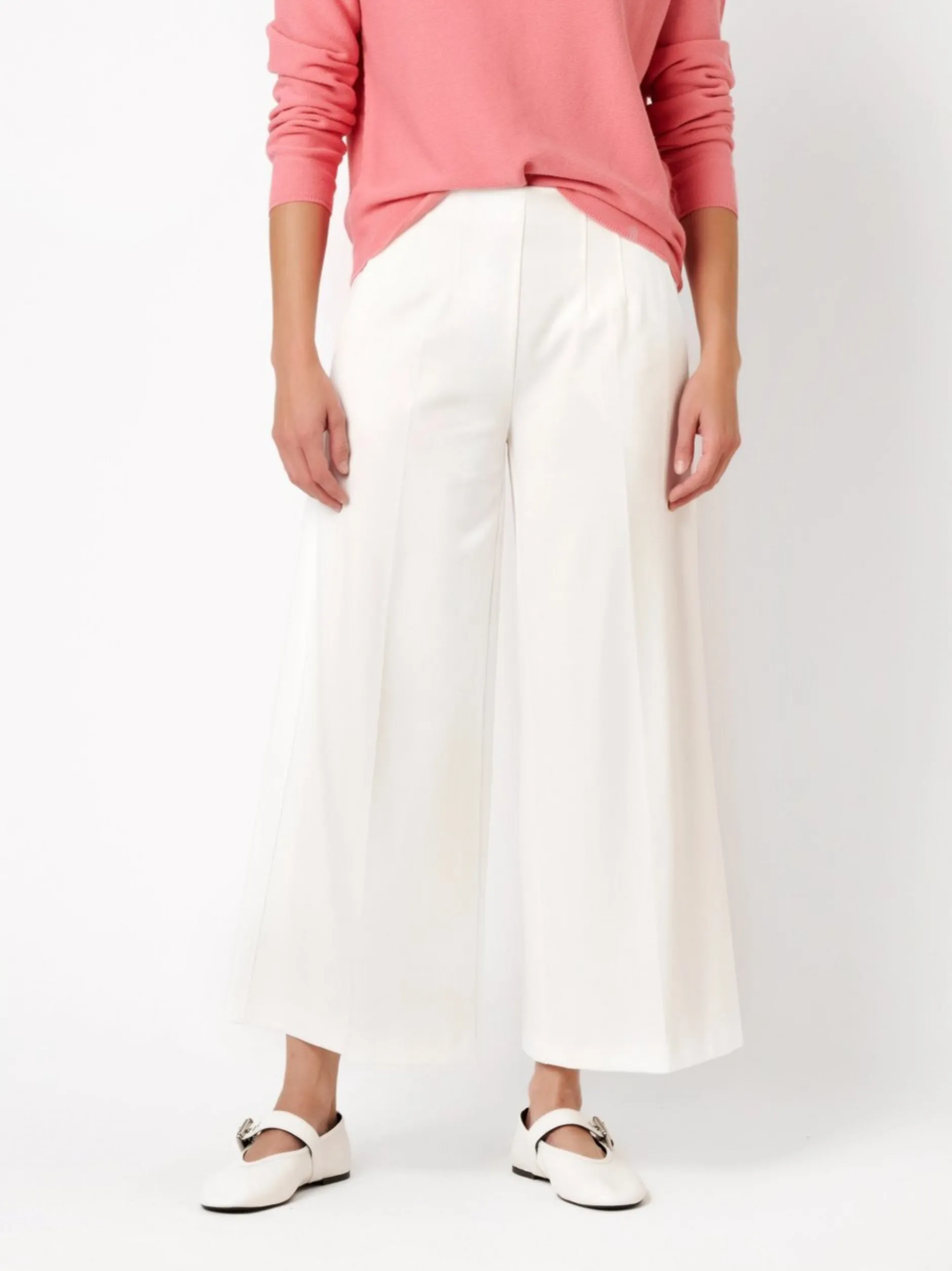 TONI Damen Hose - Jenny Culotte in weiß - Länge: mittel