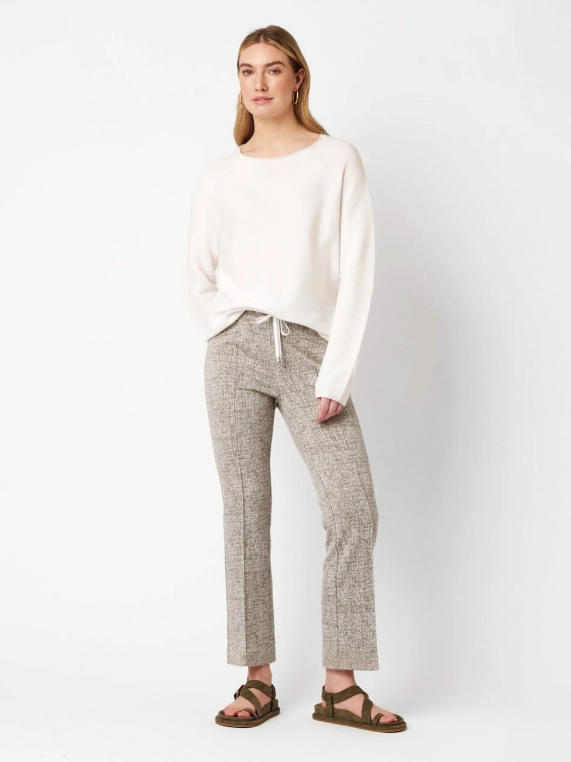 TONI Damen Hose - Jenny 7/8 in beige - Länge: mittel