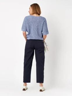 TONI Damen Hose - Liv Barrel in blau - Länge: mittel