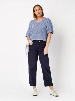 TONI Damen Hose - Liv Barrel in blau - Länge: mittel