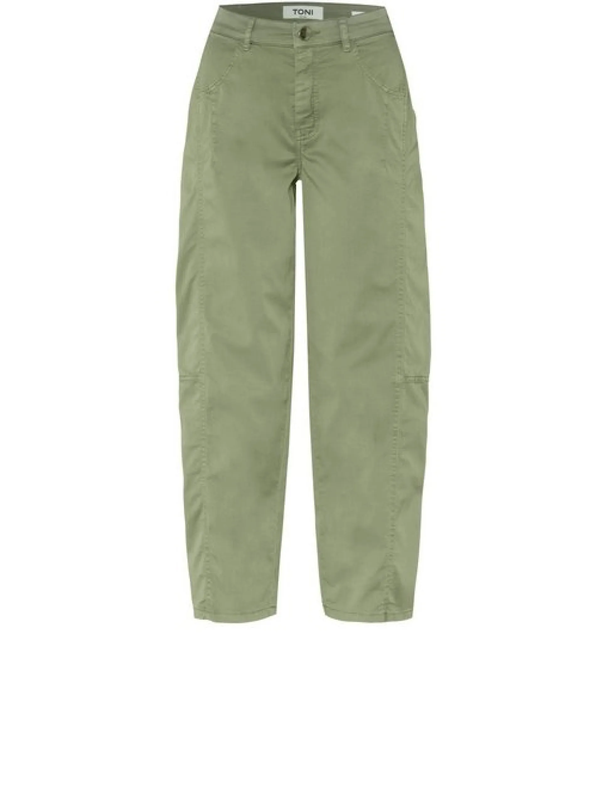 TONI Damen Hose - Liv Barrel in khaki - Länge: mittel