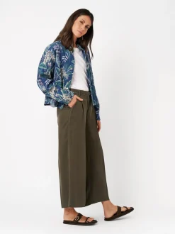 TONI Damen Hose - Luisa Culotte in khaki - Länge: mittel