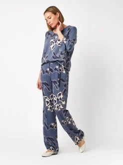 TONI Damen Hose - Luisa Wide in blau - Länge: lang
