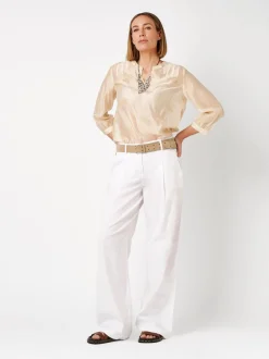 TONI Damen Hose - Luisa Wide in weiß - Länge: lang