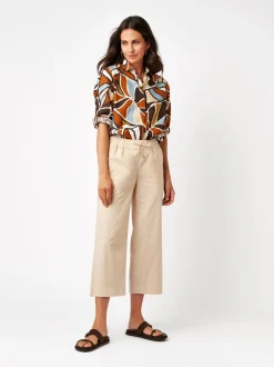 TONI Damen Hose - Pia 3/4 in beige - Länge: mittel