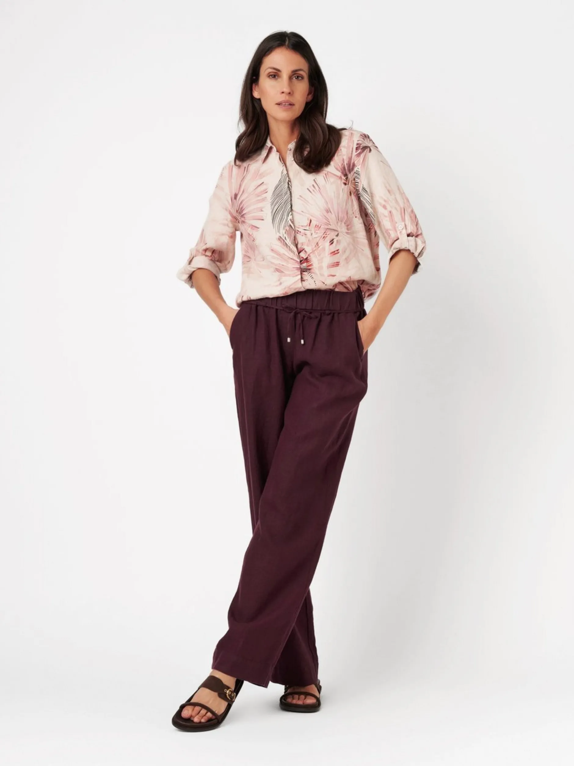 TONI Damen Hose - Pia Wide in lila - Länge: lang