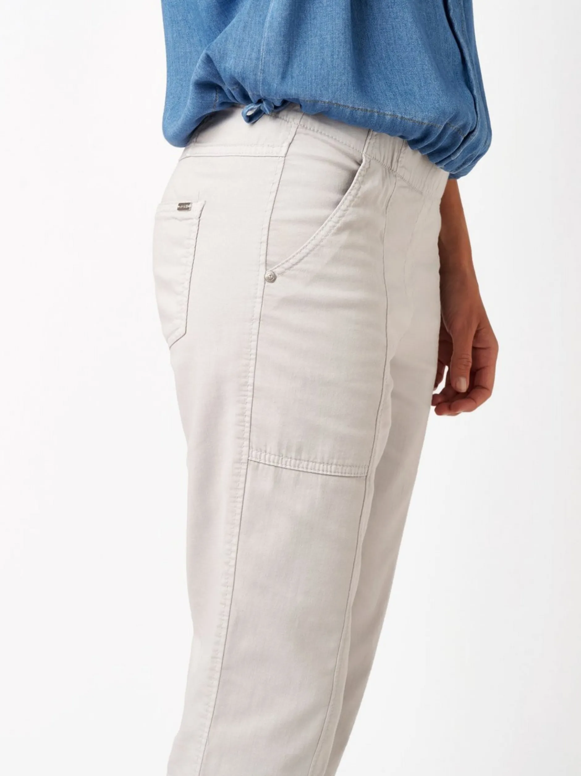 TONI Damen Hose - Sue 3/4 in grau - Länge: mittel