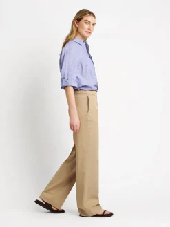 TONI Damen Hose - Sue Wide in braun - Länge: lang