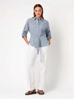 TONI Damen Hose - Sue Wide in weiß - Länge: lang
