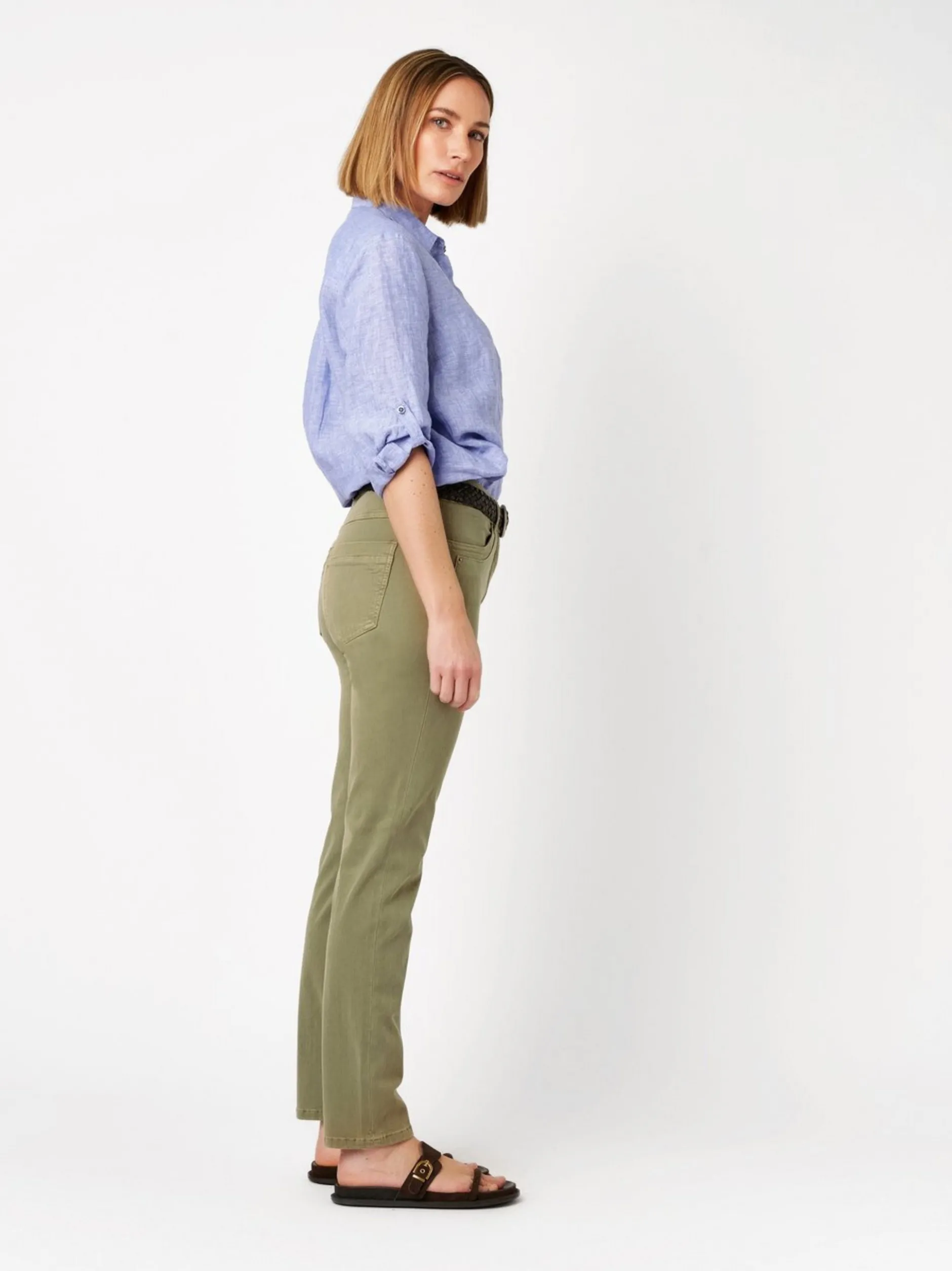 TONI Damen Jeans - Be Loved in khaki - Länge: lang