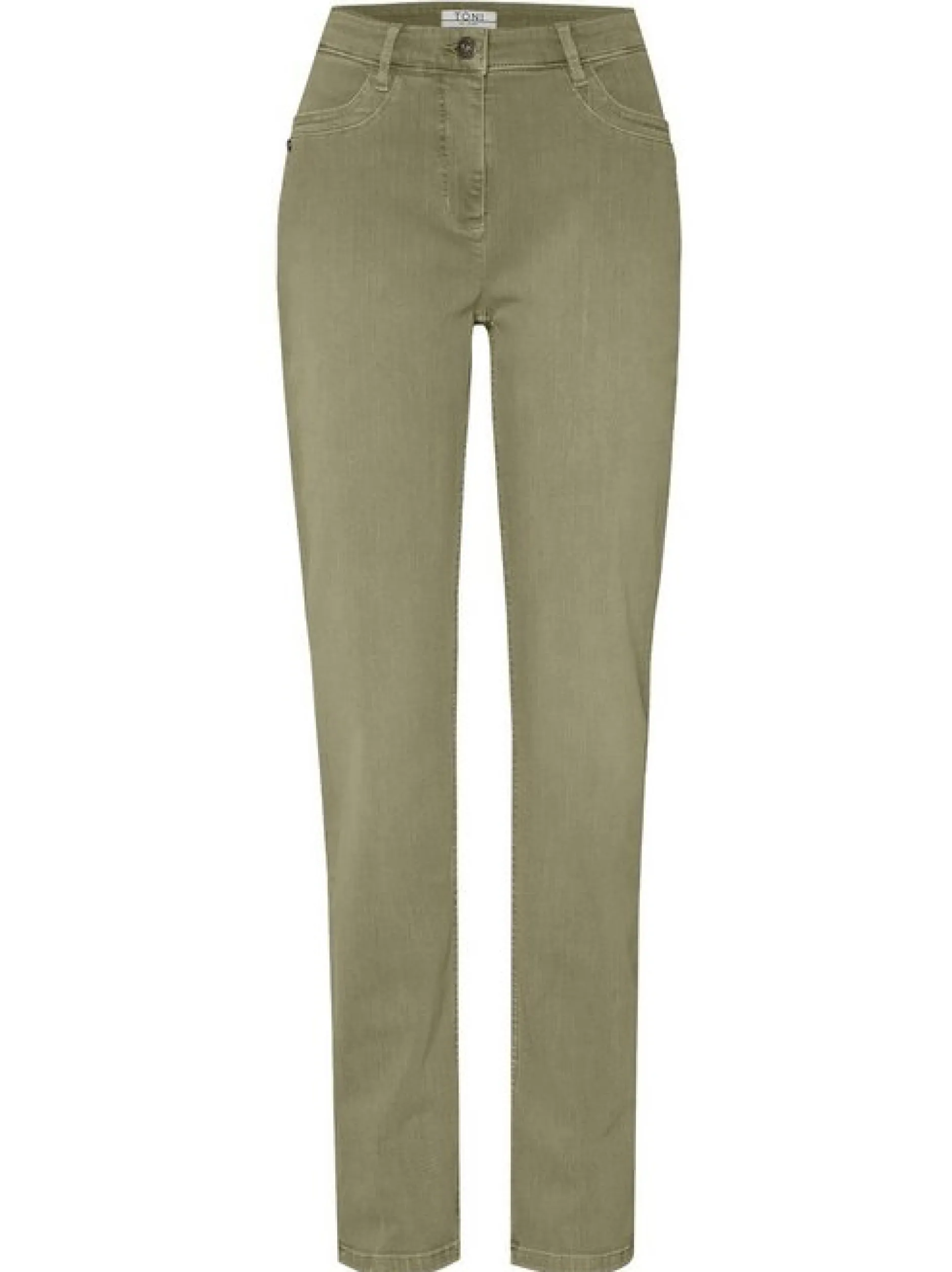TONI Damen Jeans - Be Loved in khaki - Länge: lang