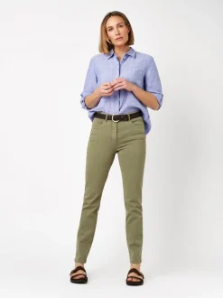 TONI Damen Jeans - Be Loved in khaki - Länge: lang
