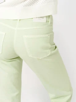 TONI Damen Jeans - Ella 7/8 in grün - Länge: mittel