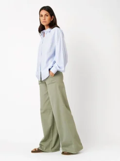 TONI Damen Jeans - Jenny Wide in khaki - Länge: lang
