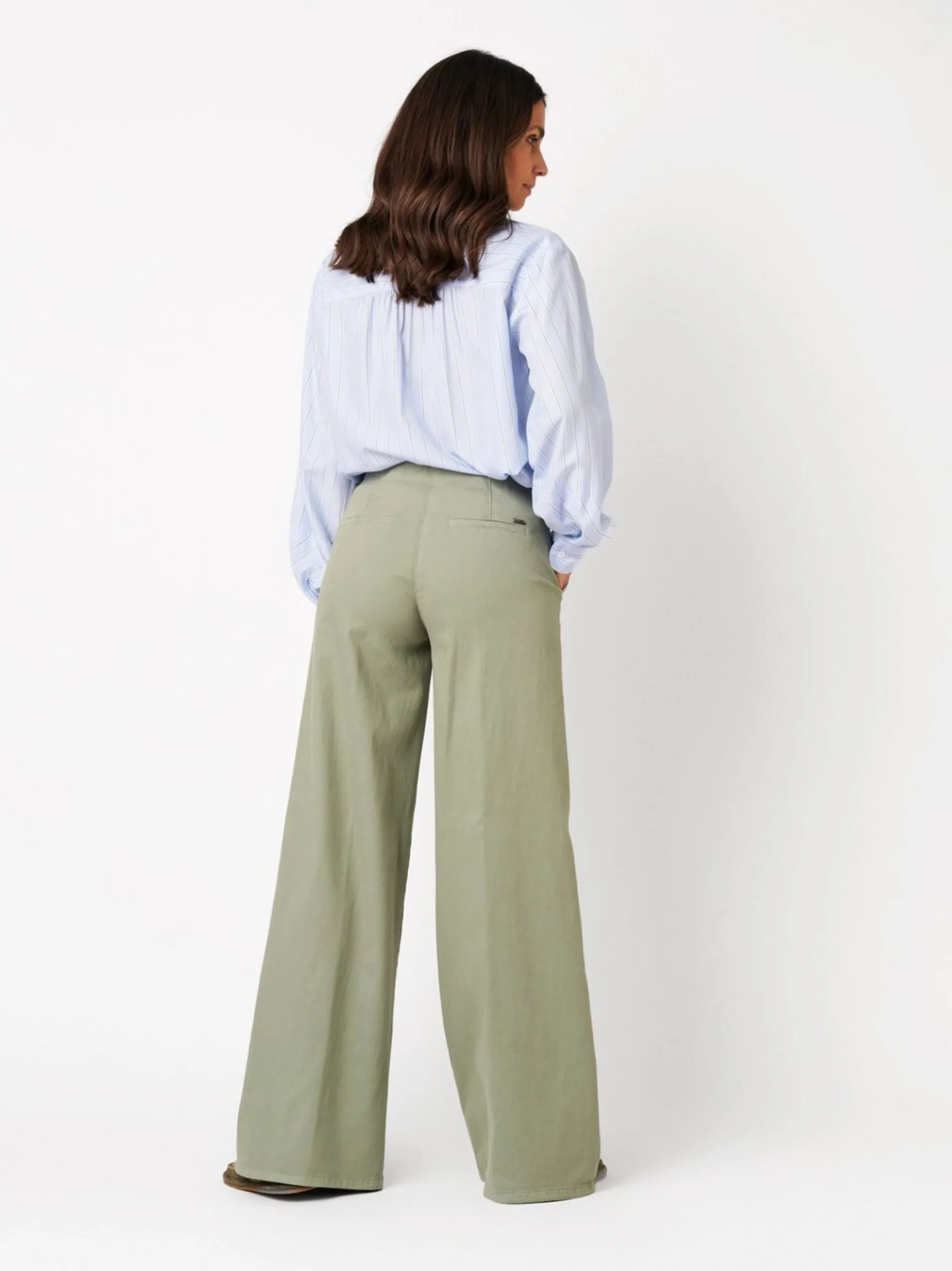 TONI Damen Jeans - Jenny Wide in khaki - Länge: lang