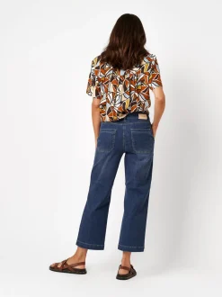 TONI Damen Jeans - Liv 7/8 in blau - Länge: mittel