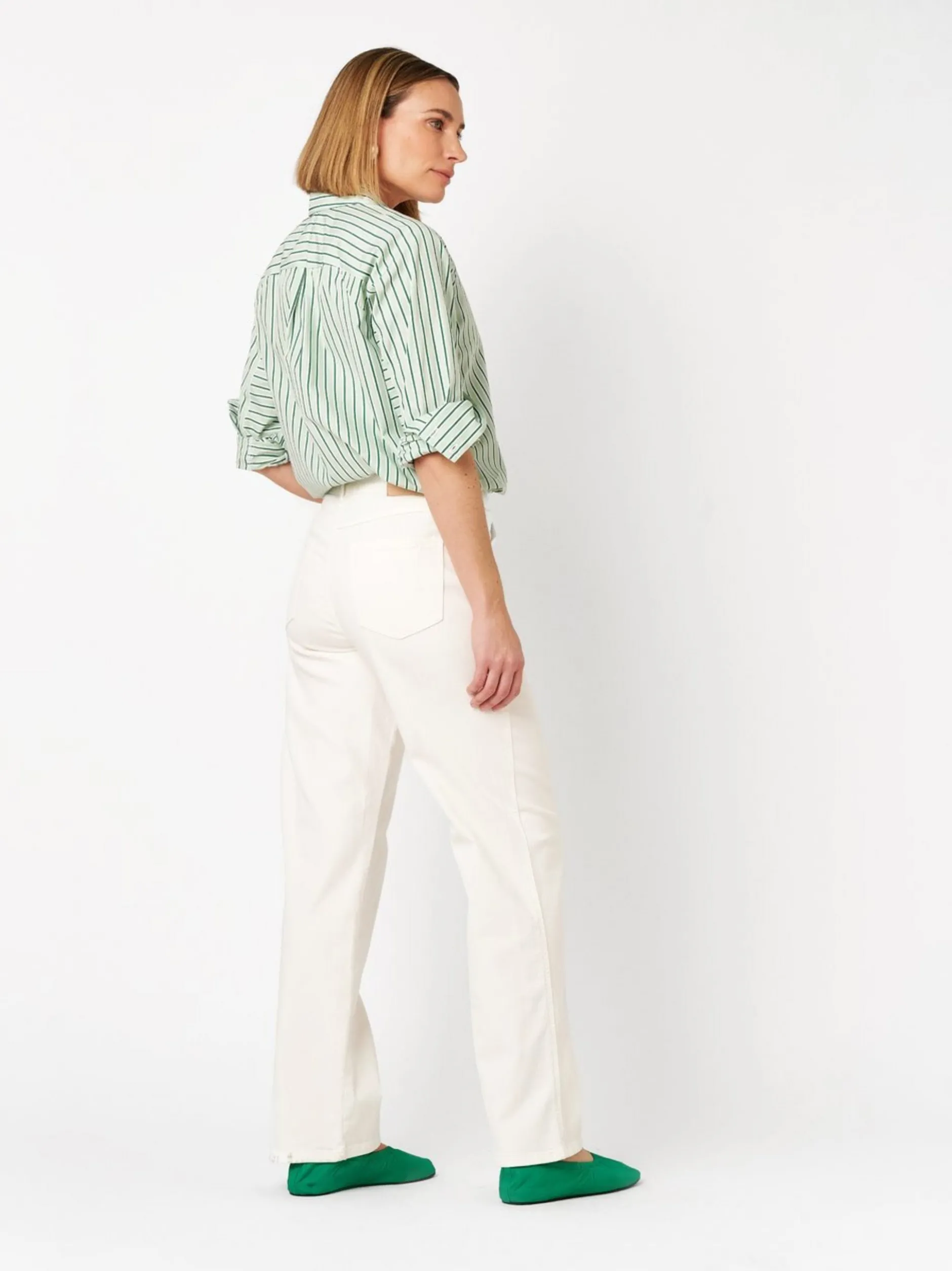 TONI Damen Jeans - Liv Wide in weiß - Länge: lang