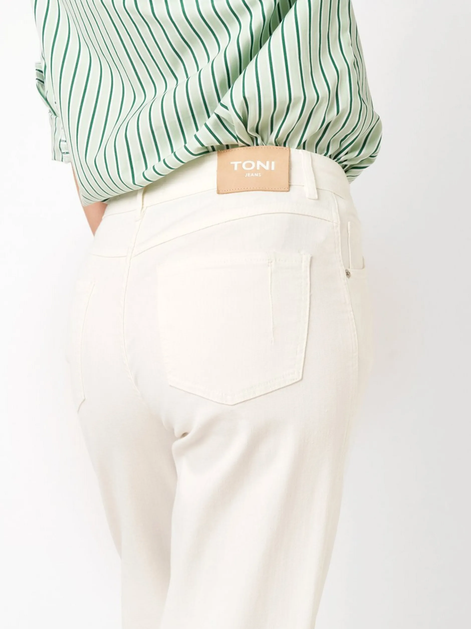 TONI Damen Jeans - Liv Wide in weiß - Länge: lang