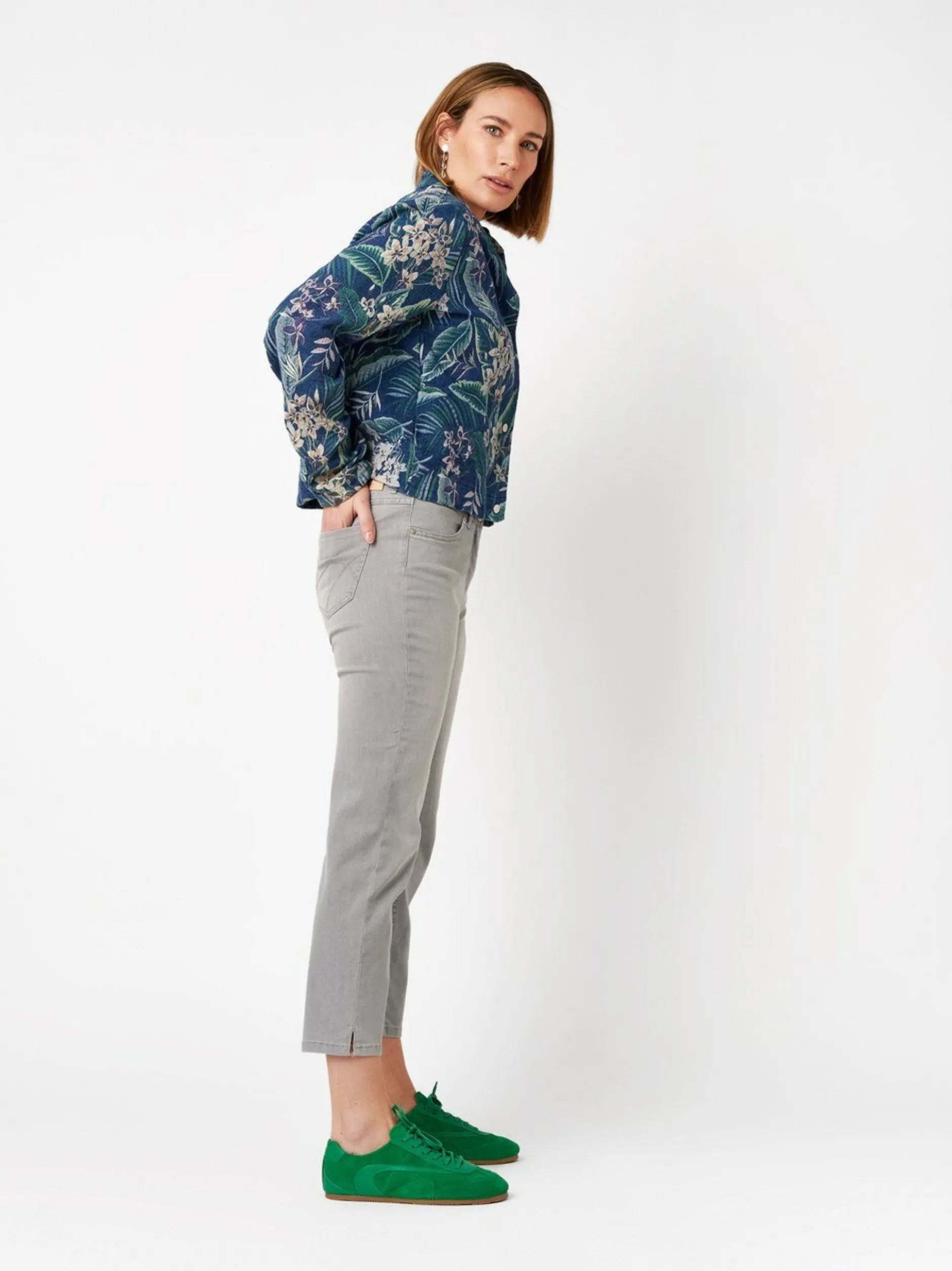 TONI Damen Jeans - Perfect Shape 7/8 in grau