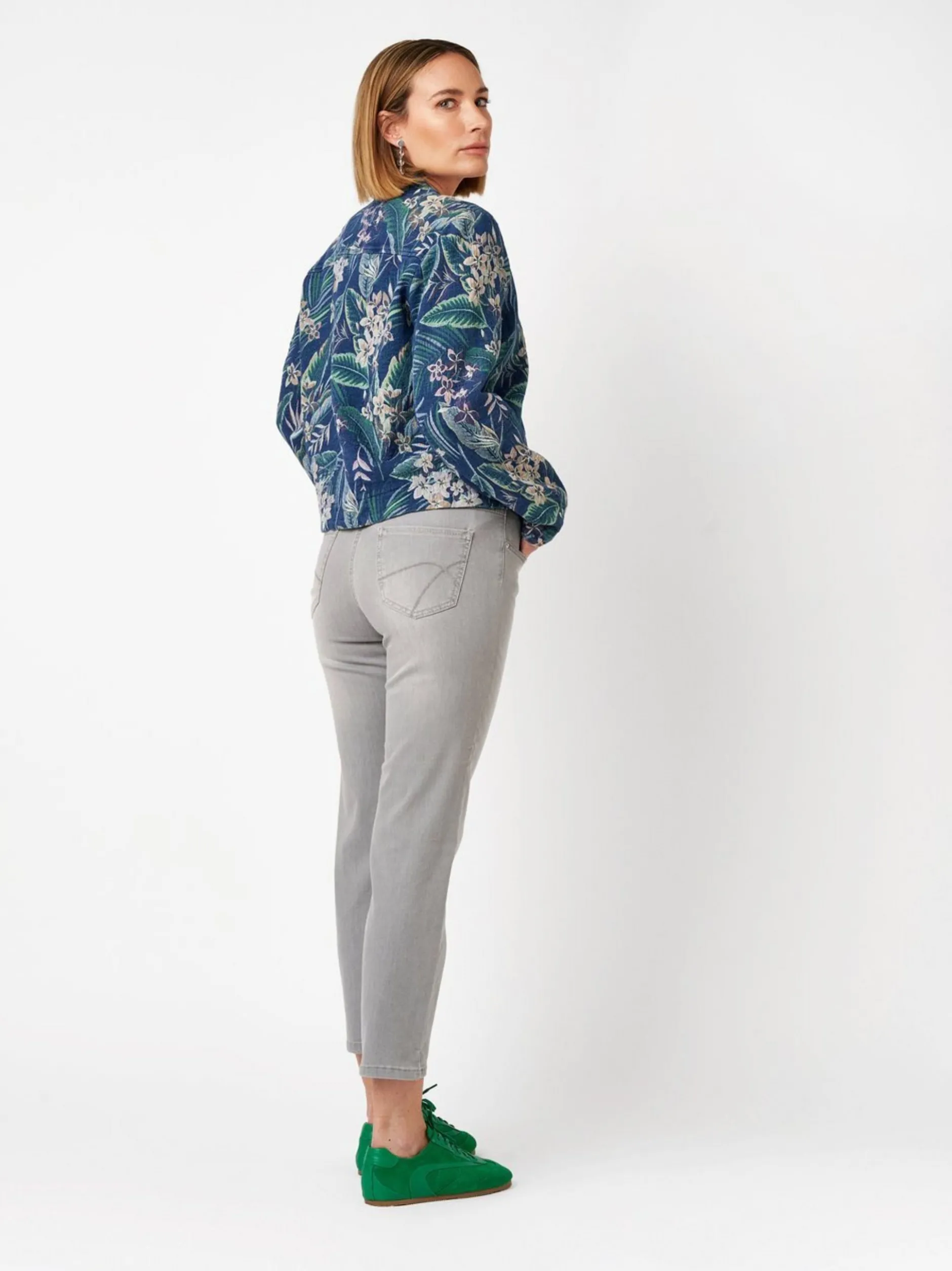 TONI Damen Jeans - Perfect Shape 7/8 in grau