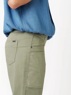 TONI Damen Stoffhose - Sue in khaki - Länge: verkürzt