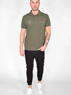 Topgun Herren Polo Shirt in grün