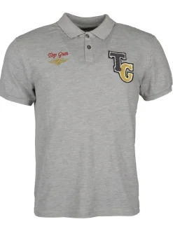 Topgun Herren Poloshirt in grau